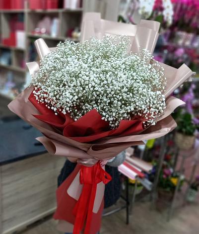 Букет цветов из: Гипсофила в Белушью Губу