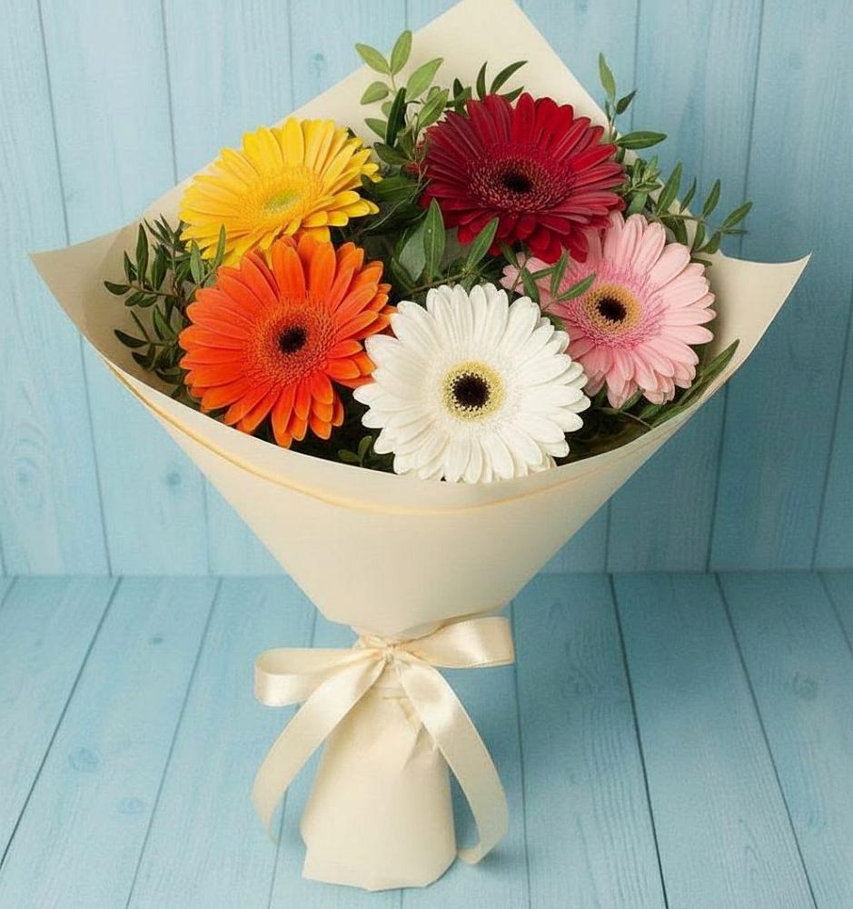 Букет цветов из: Герберы в Белушью Губу
