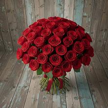 Букет 55 Красных роз Фридом #REPLACE_PRED# Белушью Губу