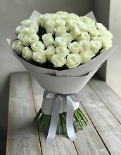 Букет 35 Белых роз в Белушью Губу