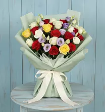 Букет цветов из:  Розы в Белушью Губу