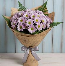 Букет цветов из:  Хризантемы #REPLACE_PRED# Белушью Губу