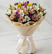 Букет цветов из:  Альстромерии #REPLACE_PRED# Белушью Губу