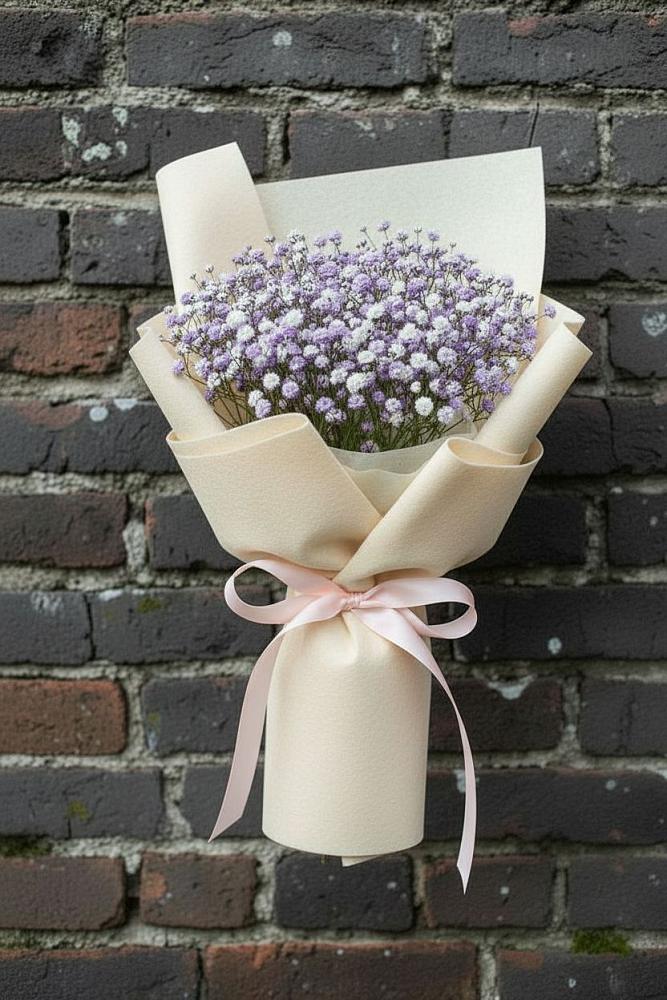 Букет цветов из: Гипсофила в Белушью Губу