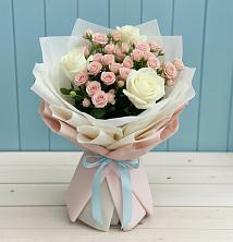 Букет цветов из:  Розы в Белушью Губу