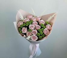 Букет цветов из:  Розы и Хризантемы #REPLACE_PRED# Белушью Губу