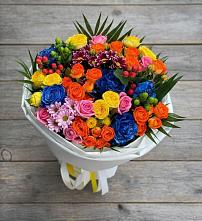 Букет цветов из:  Розы и Хризантемы #REPLACE_PRED# Белушью Губу