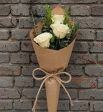 Букет цветов из:  Розы #REPLACE_PRED# Белушью Губу