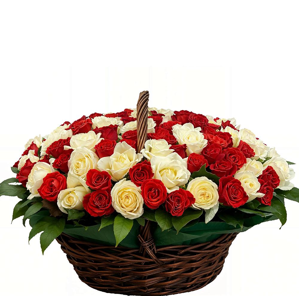 Премиум букет из: Розы в Белушью Губу